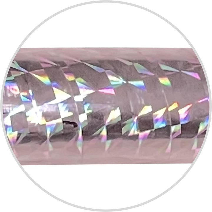 Hoopomania Kinder Hula Hoop Reifen, Hologramm Muster, Ø60/70/80cm Ø80cm Silber, Ø80cm Silber