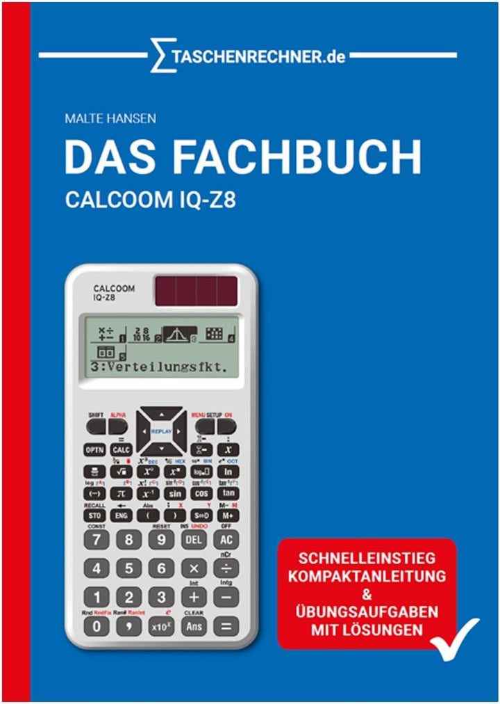 Calcoom IQ-Z8 + 5 Jahre Garantie + Schutztasche + Fachbuch