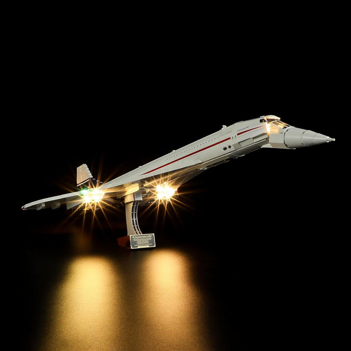 LIGHTAILING LED Licht für LEGO 10318 Concorde | LED-Beleuchtungsset, einfache Installation, versteck
