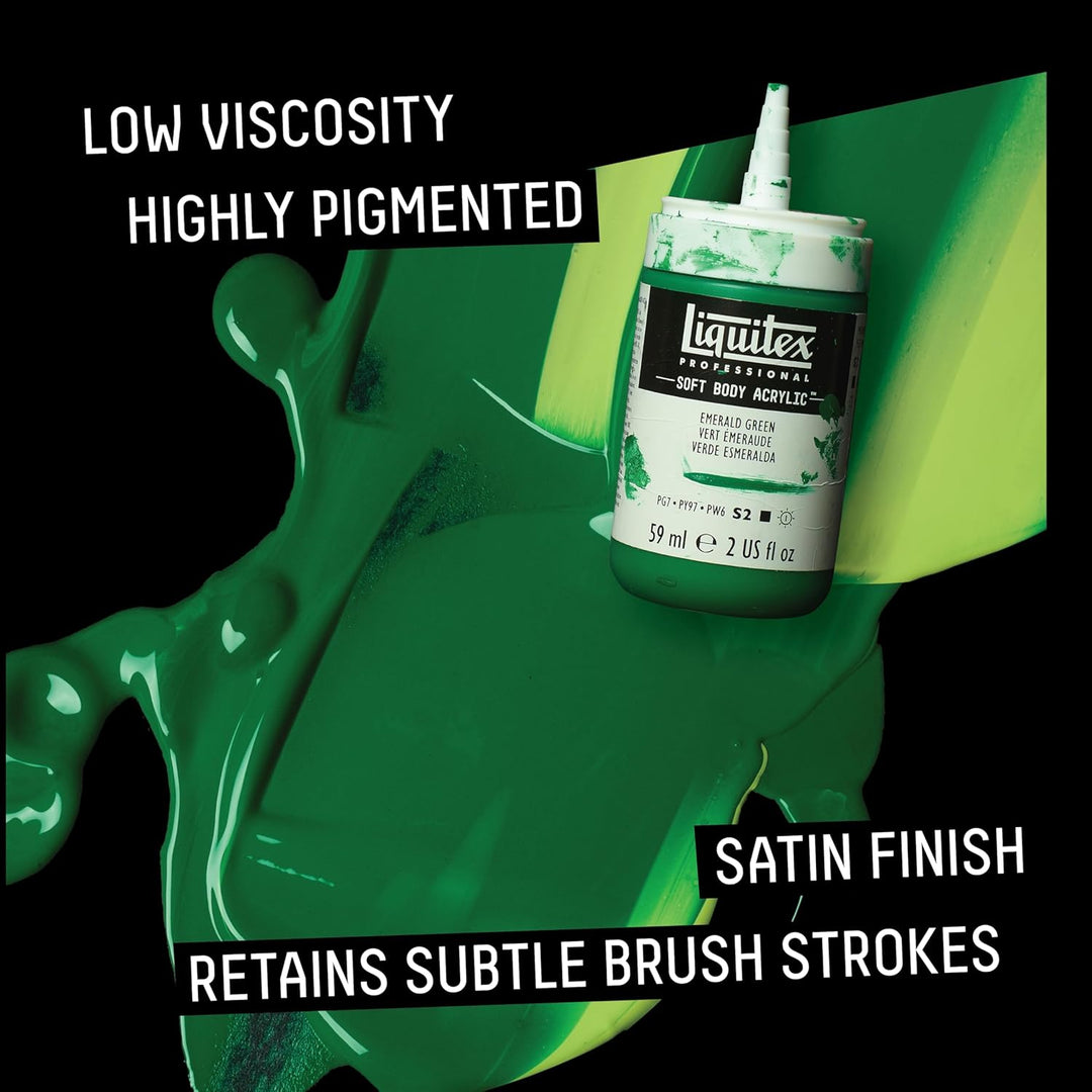 Liquitex 1923889 Professional Acrylfarbe Soft Body - Künstlerfarbe in cremiger deckender Konsistenz,