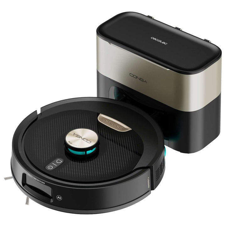 Cecotec Staubsaugerroboter mit Lasernavigation Conga Y100 X-Treme. Saugdruck von 20000kPa, Deckt bis