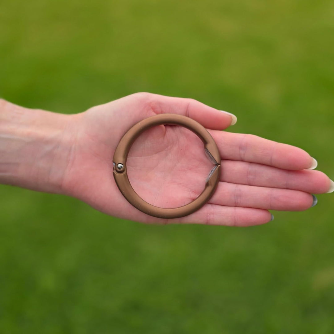 Clipa 2 Handtaschenaufhänger – Der Ring, der sich zu einem Haken öffnet, schliesst automatisch, häng