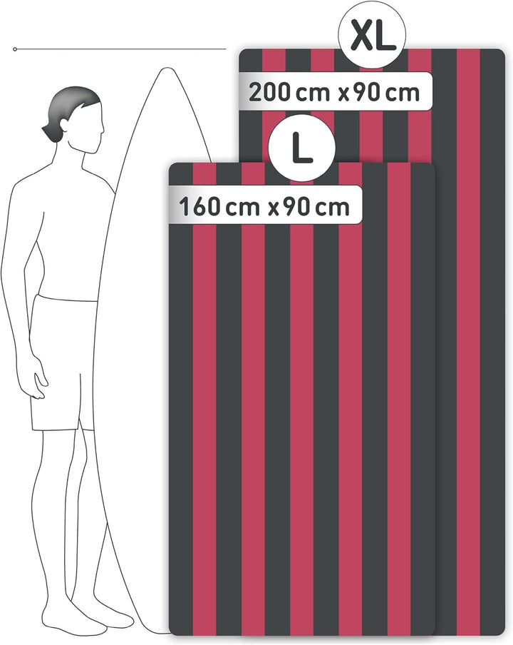 Fit-Flip Strandtuch XXL aus Mikrofaser - leicht und schnelltrocknend - 100% recyceltes Strandhandtuc