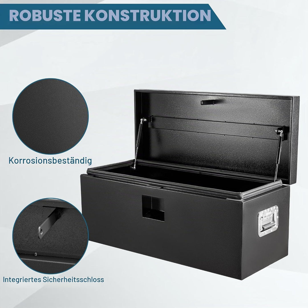 Stahl Werkzeugkasten Für Schwerlast Lkw Ladeflächen, Tür Mit Doppelseitigen Hydraulikstangen Für Anh