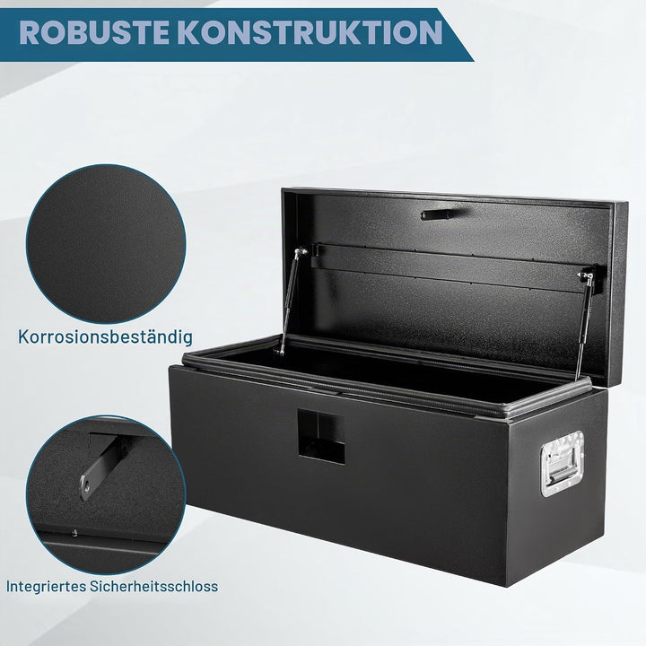 Stahl Werkzeugkasten Für Schwerlast Lkw Ladeflächen, Tür Mit Doppelseitigen Hydraulikstangen Für Anh