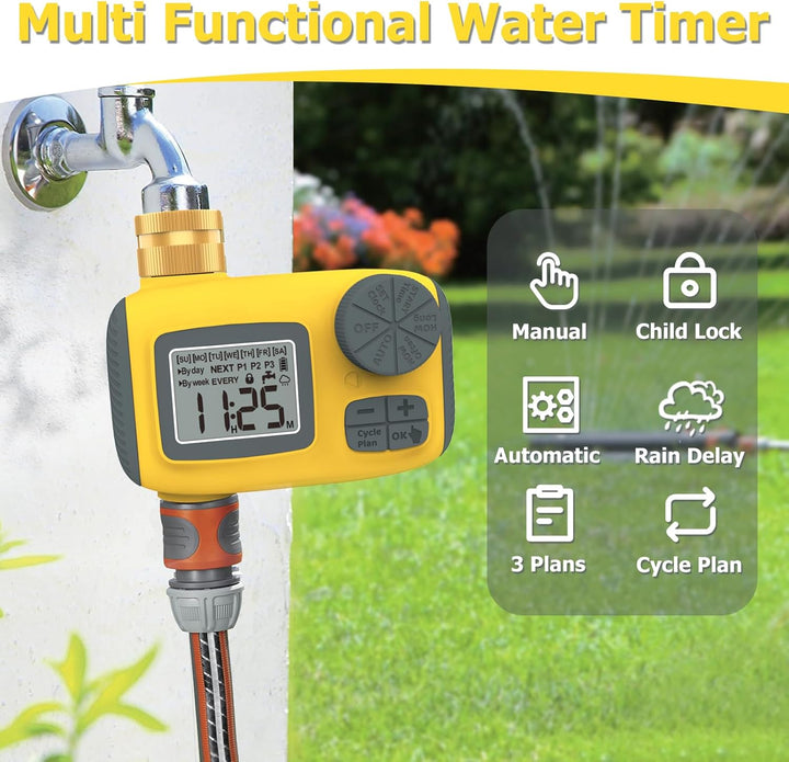 Honitra Bewässerungscomputer, Gardena Bewässerungsuhr für Gartenschlauch, Gardena Wasseruhr für die