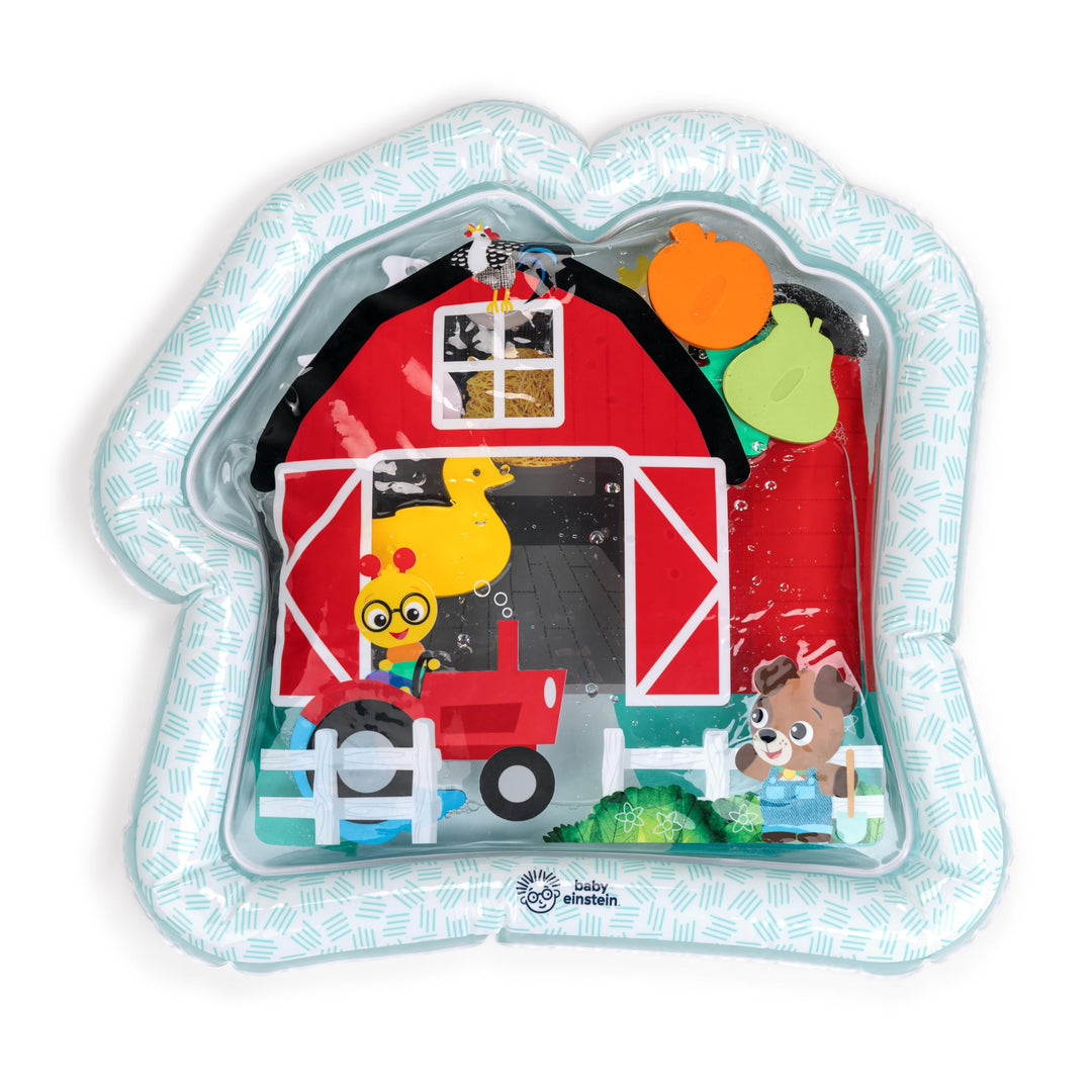 Baby Einstein Farm Explorers Cal's Sensory Barn Bauchlage-Wassermatte, multisensorisch, Alter 0–36 M