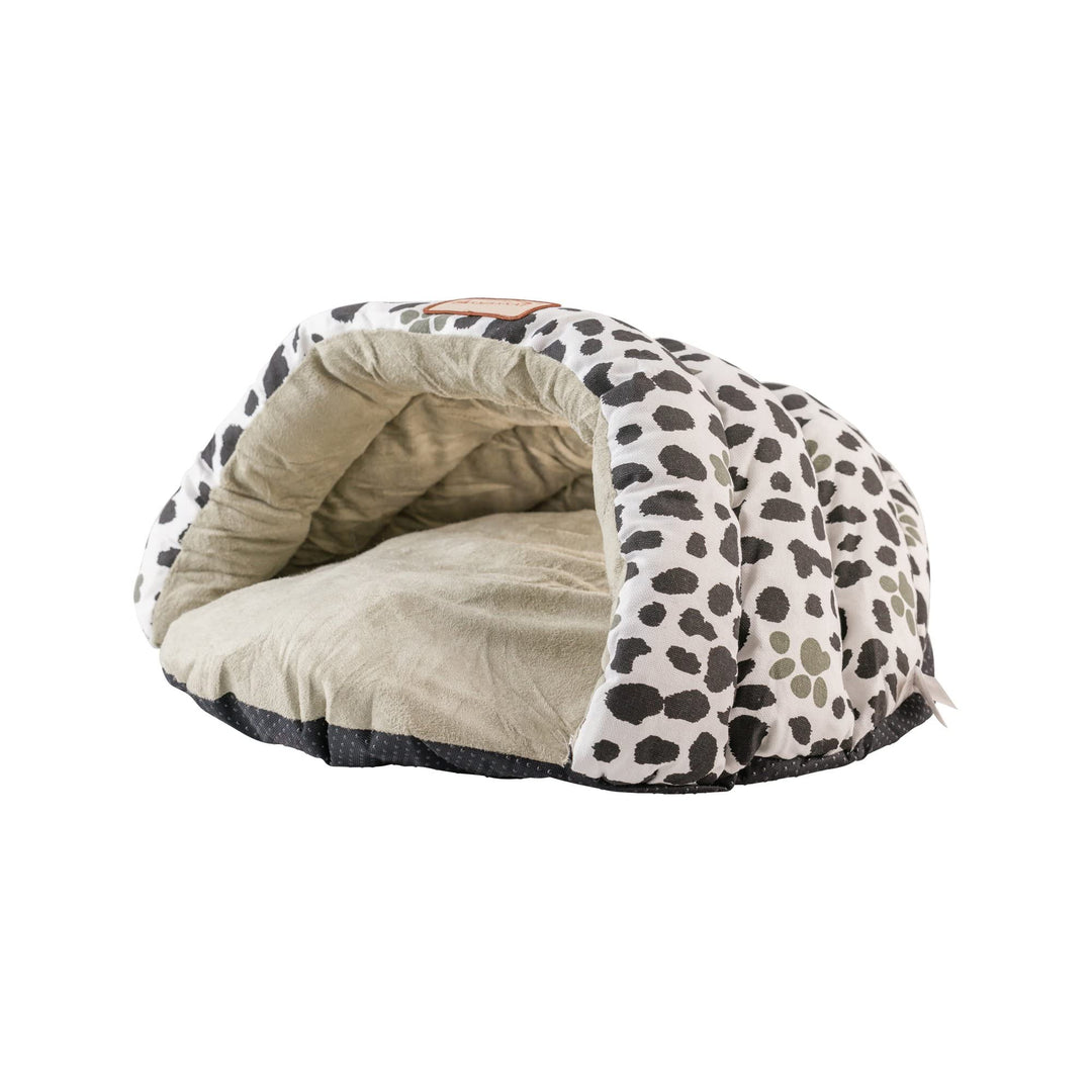 Armarkat Katzenbett mit Pfotenabdruck, 50,8 x 27,9 cm, Salbeigrün und Pfotenabdruck L 51 x B 28 x H