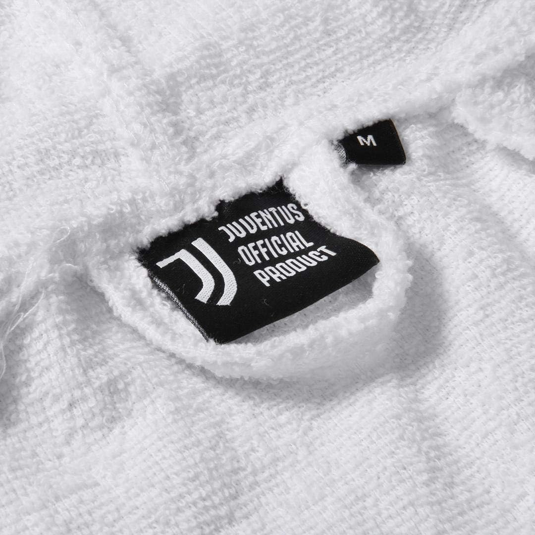 Offizielle Bademantel Juve Juventus in Mikrofrottee-Erwachsene platzsparend R257 X-Large bianco XL B
