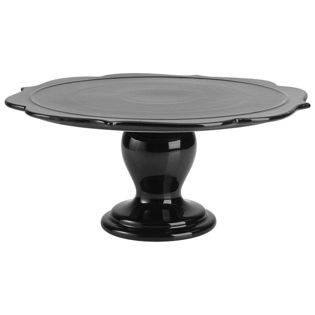 RBV Birkmann Tortenplatte Avantgarde, Keramik, Ø 34 cm schwarz shiny, Höhe 15,5 cm Avantgarde Ø 34 c