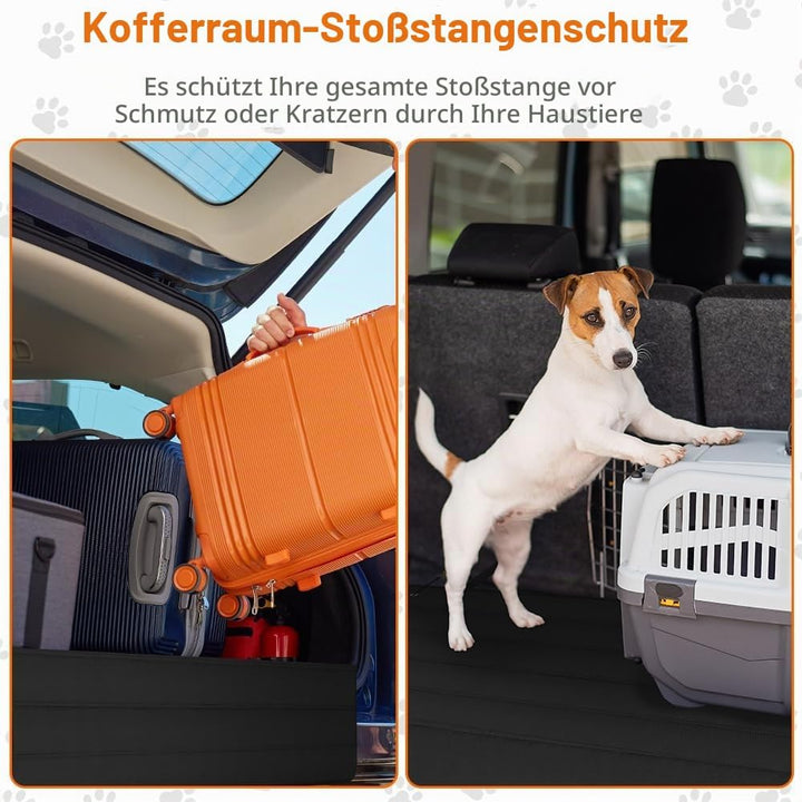 Flintronic Kofferraum Schutzmatte, 96 x 64 cm Faltbarer Kofferraum Schutzmatte, Auto Ladekantenschut