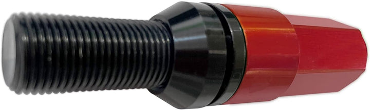 OMP SPEED - Set Performance-Schrauben mit Aluminiumschutz, M14X1.25, HEX: 17-19, L: 28 mm, Farbe: ro