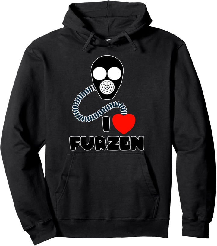 I Love Furzen Blähungen Pupsen Blähen Pups Lustiges Spass Pullover Hoodie