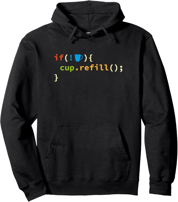 Developer Computer Scientist Geek Coder Nerd Script Syntax Pullover Hoodie