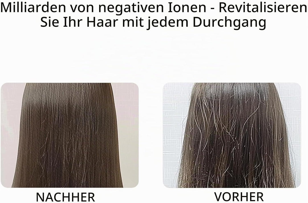 Kabellose GlättbürsteMIT SICHERHEITSSPERRE &amp; 60S SCHNELLAUFHEIZUNG | 2025 Neuheit | Tragbarer Mini H
