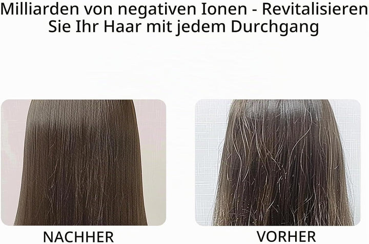 Kabellose GlättbürsteMIT SICHERHEITSSPERRE &amp; 60S SCHNELLAUFHEIZUNG | 2025 Neuheit | Tragbarer Mini H