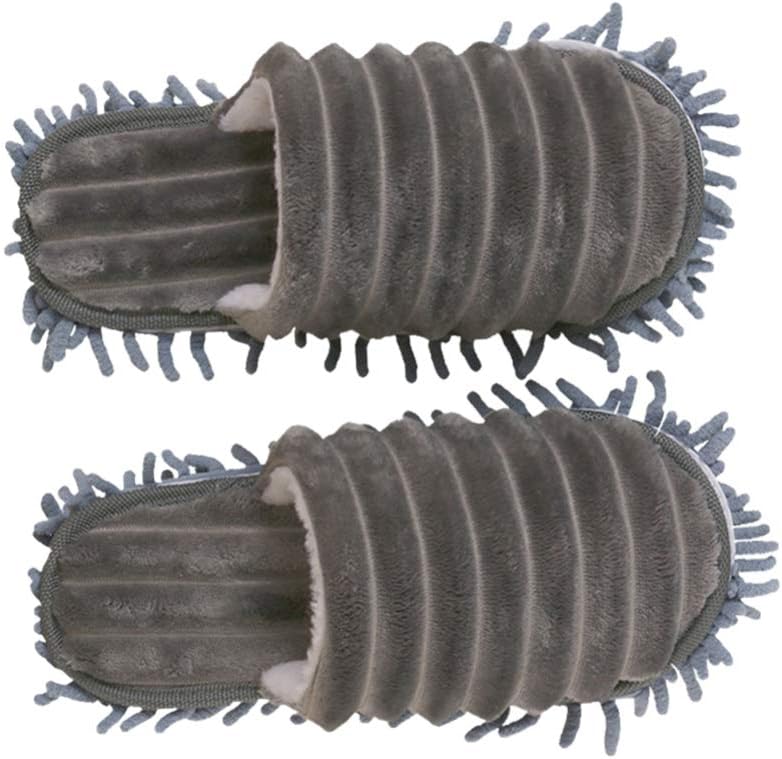 1 Paar Bodenwischer Lazy Slippers Hausschuhe Mop Schuhe Reinigungspantoffeln Putzschuhe Microfaser S