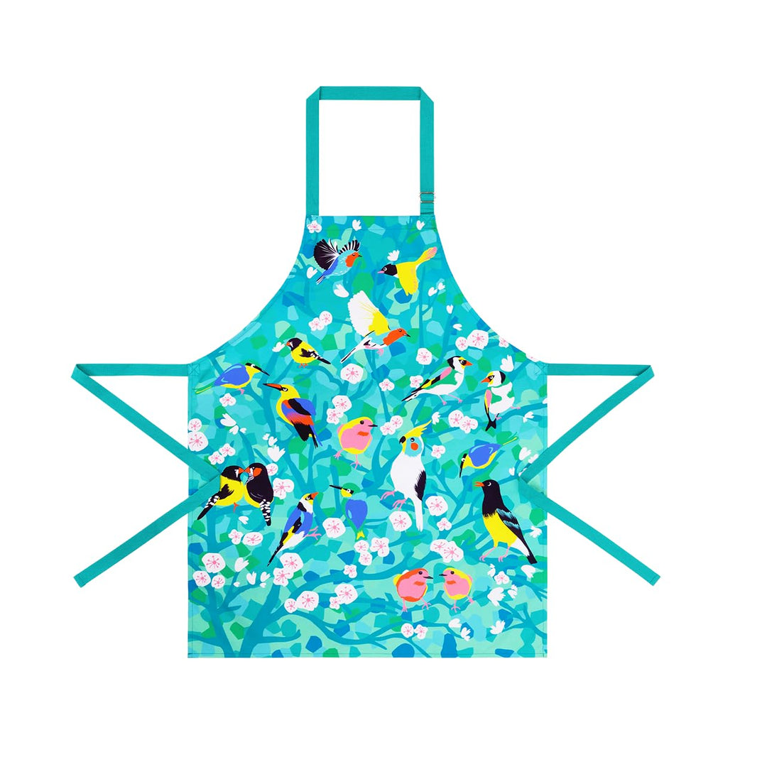 pylones, Schürze – Maestro Birds 85 x 69,5 cm, Polyester, blau, One size