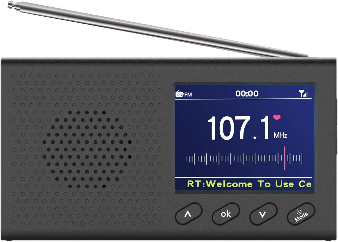 DAB/DAB + Digital und FM Radio, Baceyong Portable Wireless DAB Radio MP3 Music Player für Angeln Cam