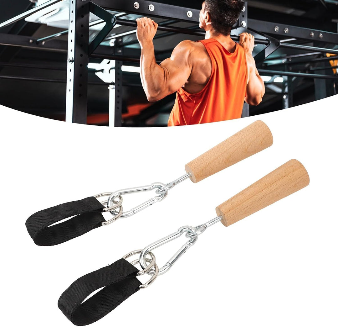 Klimmzuggriffe aus Holz, Handgriffe, Krafttrainer, Trainingsgerät, Klimmzug-Fitness-Zubehör, Kletter