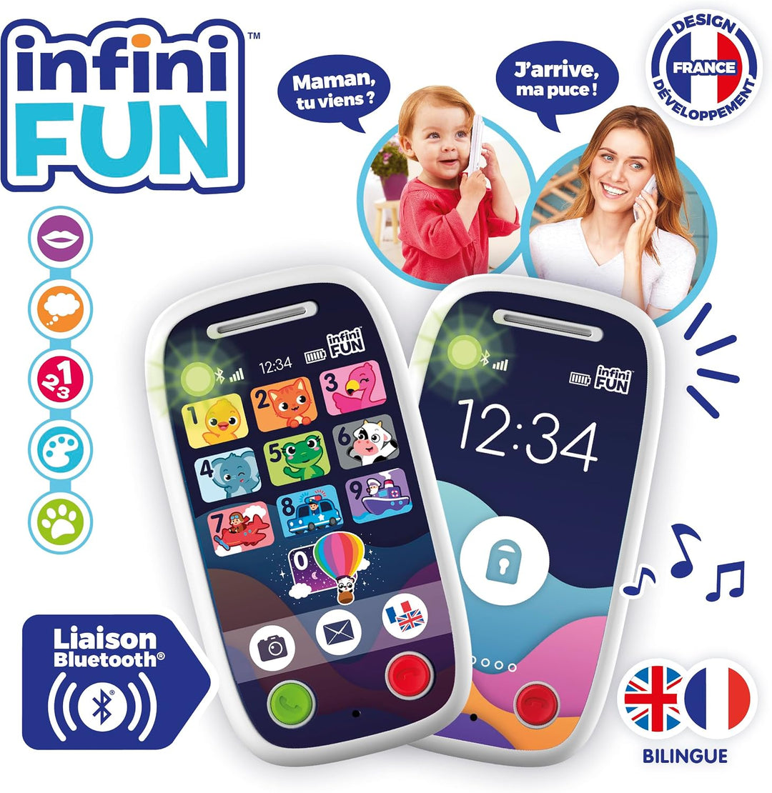 Infini Fun Mein erstes wahres Duo von Telefonen – das erste Telefon, mit dem Sie Anrufe über Bluetoo