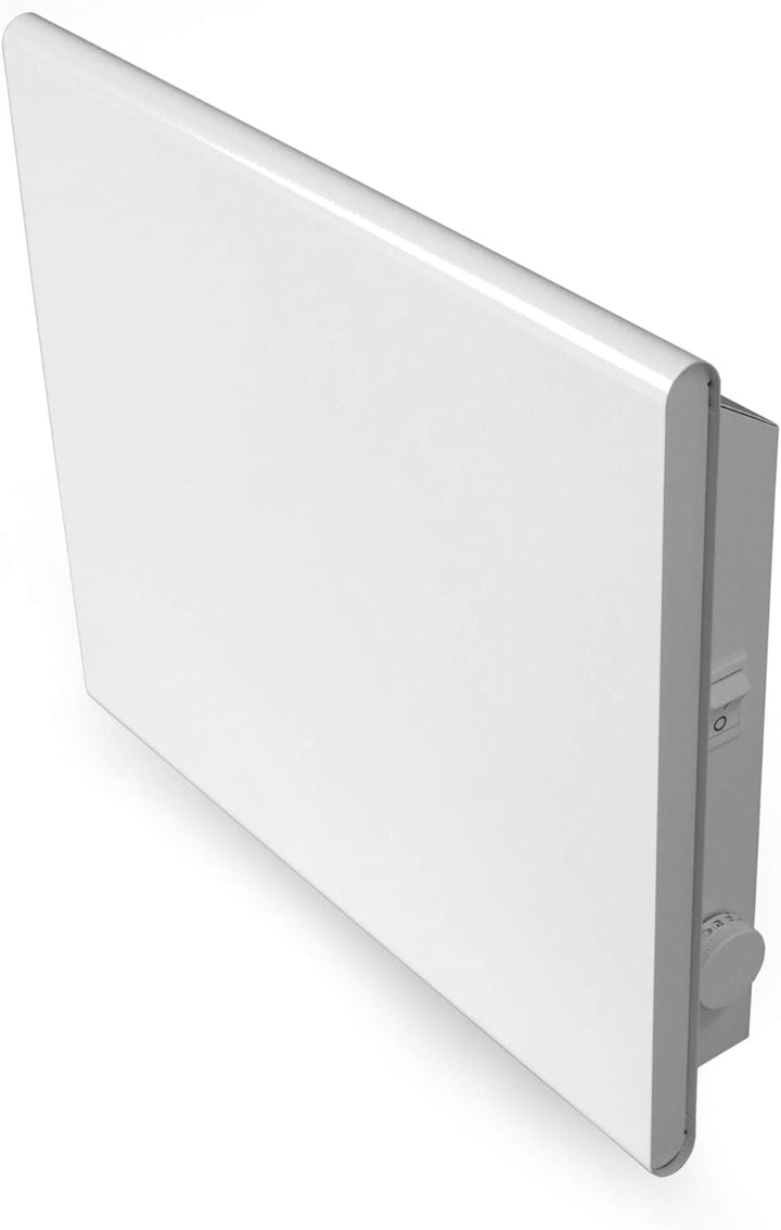 Adax Eco Basic Elektroheizkörper - 2000W, Weiss | Thermostat mit Zeitschaltuhr | Elektroheizung Wand