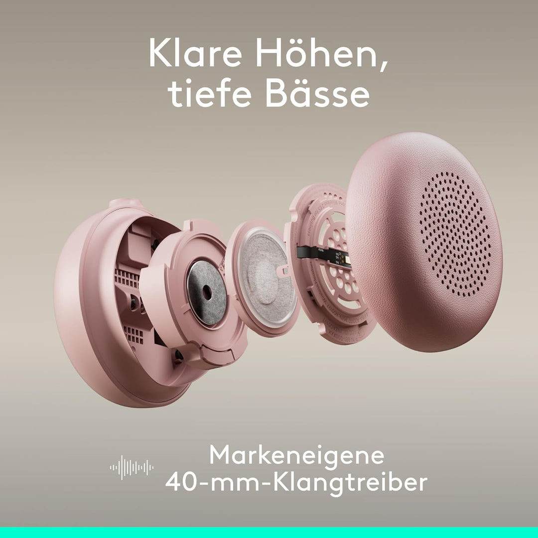 Logitech Zone Wireless 2 ES for Business – Kabelloses Headset mit Geräuschunterdrückung und Adaptive