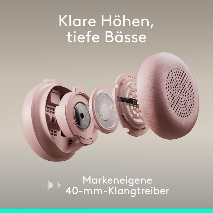 Logitech Zone Wireless 2 ES for Business – Kabelloses Headset mit Geräuschunterdrückung und Adaptive