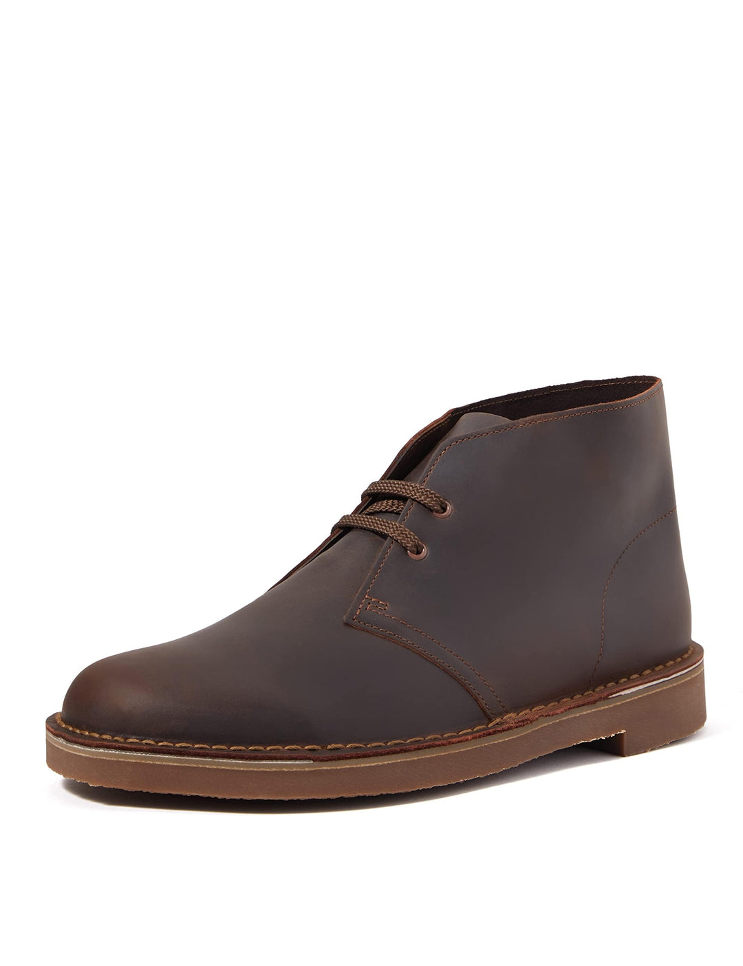 Clarks Herren Bushacre 3Chukka-Stiefel 39.5 EU Dark Brown Lea, 39.5 EU Dark Brown Lea