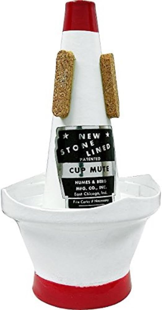 Humes & Berg 102 Stonelined Cup-Trompetendämpfer New Stone Lined Cup Trompete, New Stone Lined Cup T