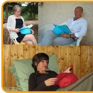 Lesekissen, Grün, Buchstütze für Leser, aus Stoff, anpassbar an das Buch