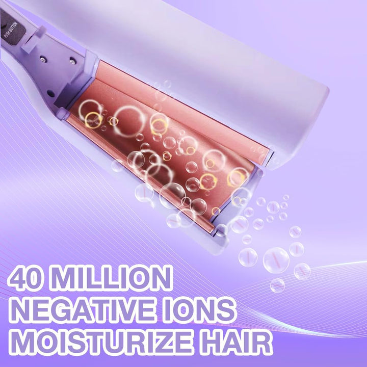 Welleneisen für Haare, 32mm Lockenstab Grosse Locken mit 4 Einstellbarer Temperatur Reisegrösse Beac