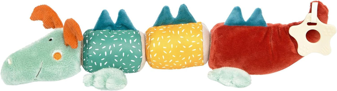 sigikid 43228 Babyspielzeug, Mehrfarbig/Klett-Drache, Mehrfarbig/Klett-drache