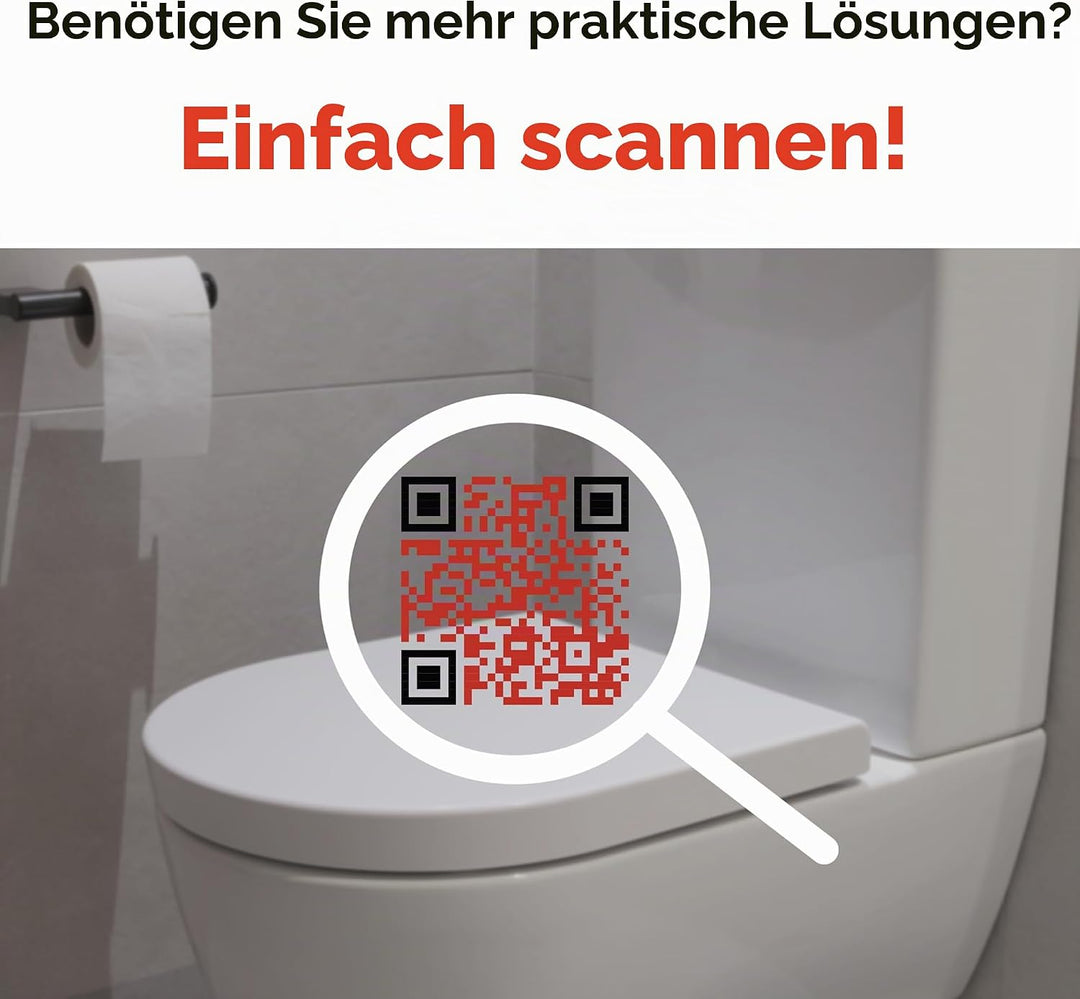 TATAY Toilettendeckel Universal mit Absenkautomatik | Einfache Montage | Hohe Widerstandsfähigkeit &