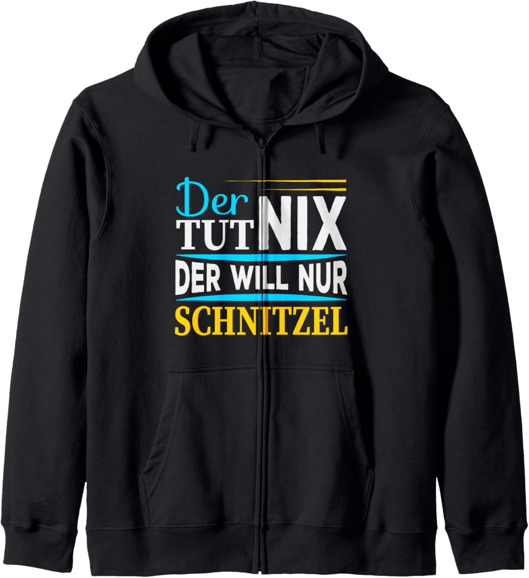 Der tut nix der will nur Schnitzel I Lustiger Spruch Männer Kapuzenjacke