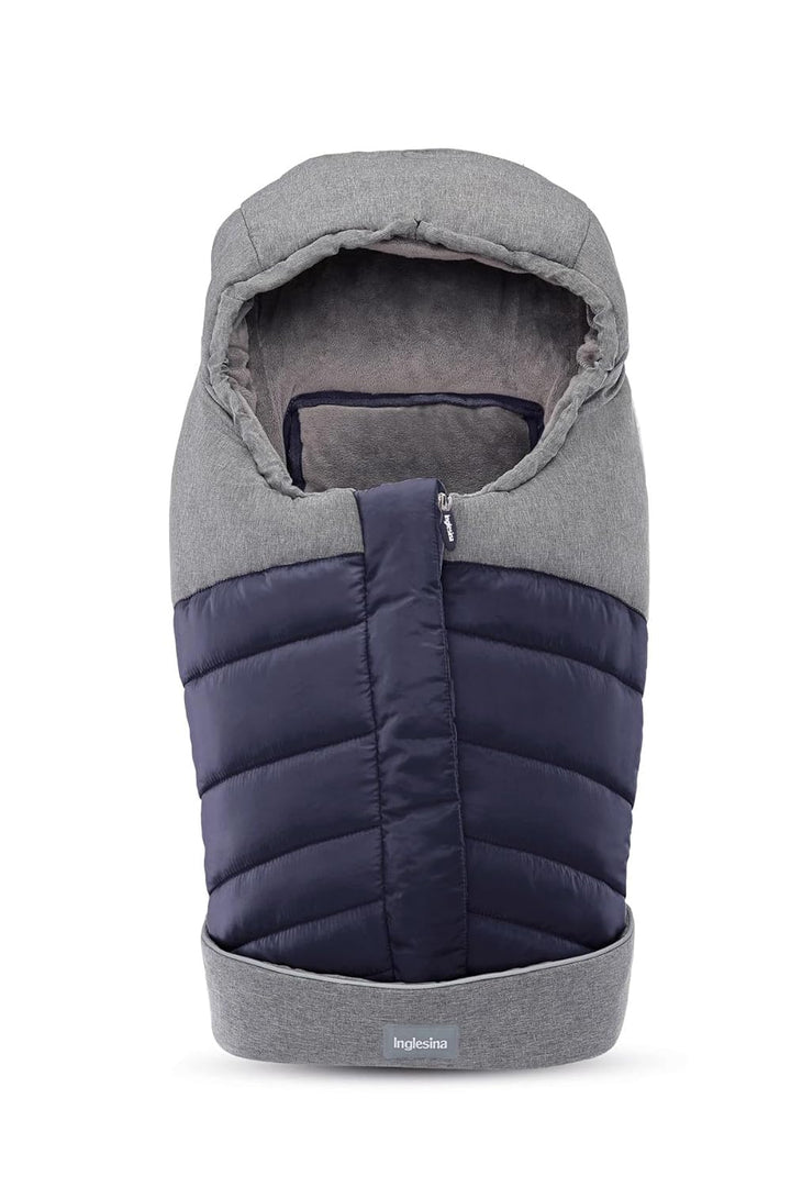 Inglesina Thermischer Winterfusssack, Blau, Warm für die Wiege, Wasserdichtes Gewebe, Weiches und Wa