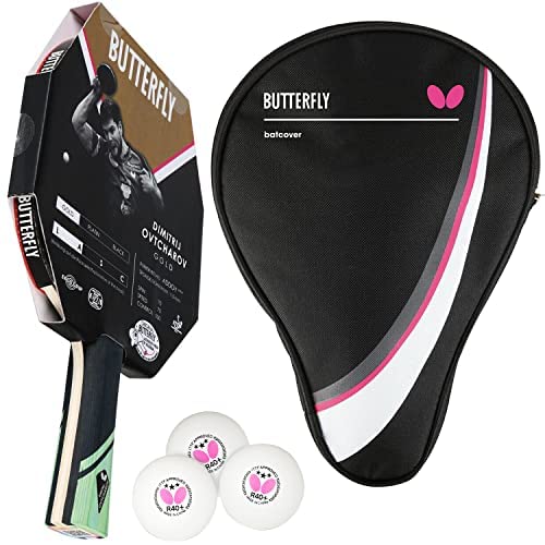Butterfly® Dimitrij Ovtcharov Gold Tischtennisschläger | Neue Eva-Technologie | ITTF zertifizierter