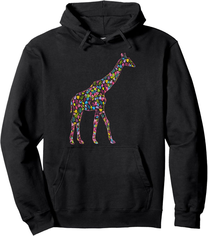 Vintage Giraffe Pullover Hoodie