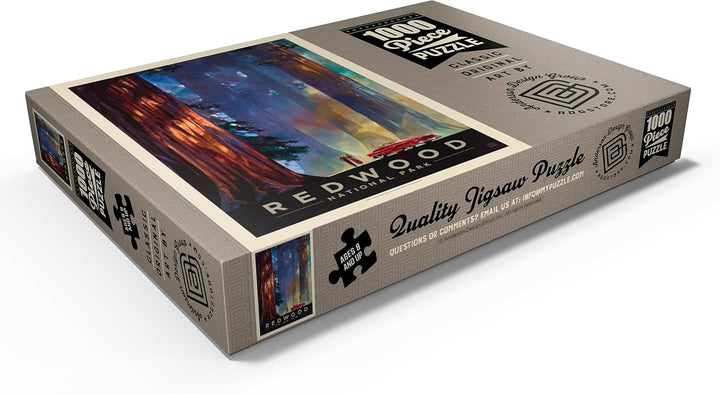 Redwood National Park: Unter den Giganten - Premium 1000 Teile Puzzle - MyPuzzle Sonderkollektion vo