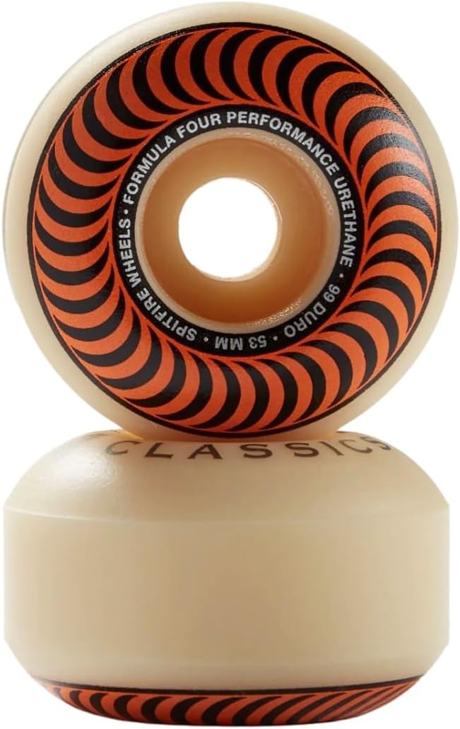 Spitfire Formula Four Classics 99 Skate Board 53 mm Orange, 53 mm Orange