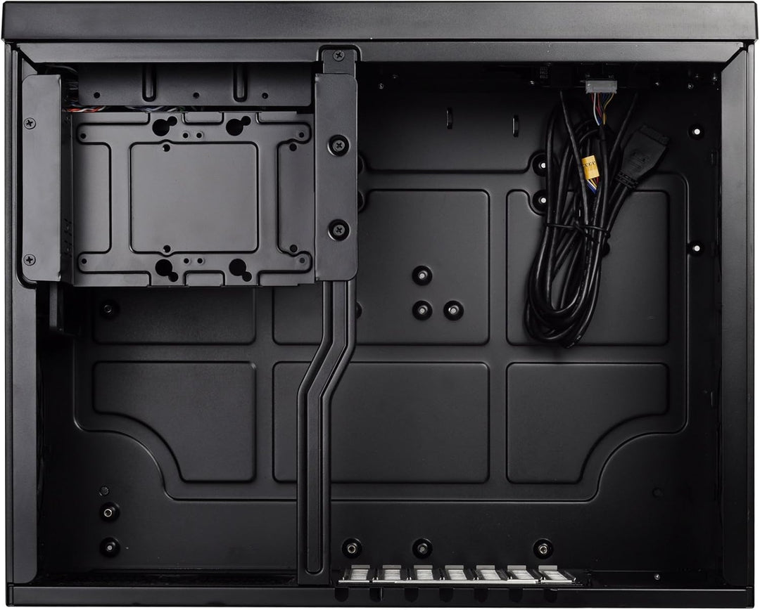 Silverstone SST-GD09B-C - Grandia HTPC ATX Desktop Gehäuse mit hochleistungsfähigem und geräuscharme