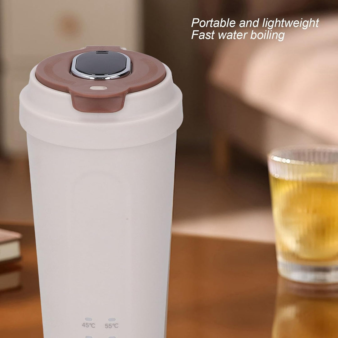 Tragbarer Elektrischer Wasserkocher, Kleiner Reise-Wasserkocher, Edelstahl, 500 Ml, 300 W, Wiederauf