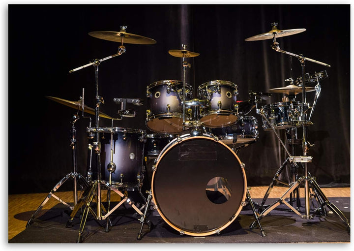 Feeby Frames, Leinwandbild, Bilder, Wand Bild, Wandbilder, Kunstdruck 40x60cm, Musik, Instrumente, S