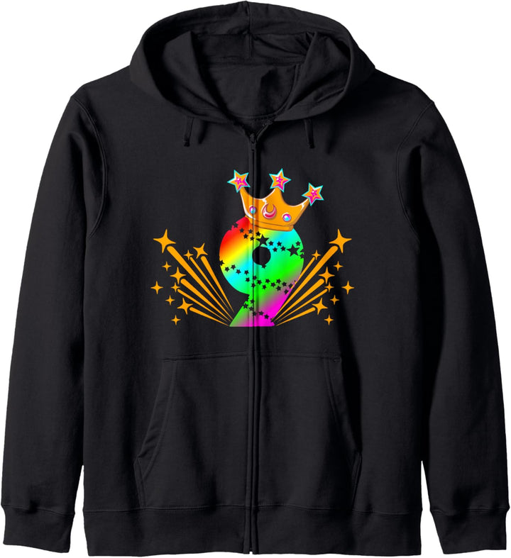 Geschenk zum 9. Geburtstag, Lustiges Kinder Geburtstags Kapuzenjacke