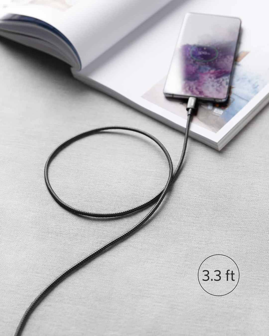 Anker 333 USB C auf USB C Ladekabel, 0.9m, Doppelpack,100W USB 2.0 Typ C Kabel, Schnellladeleistung