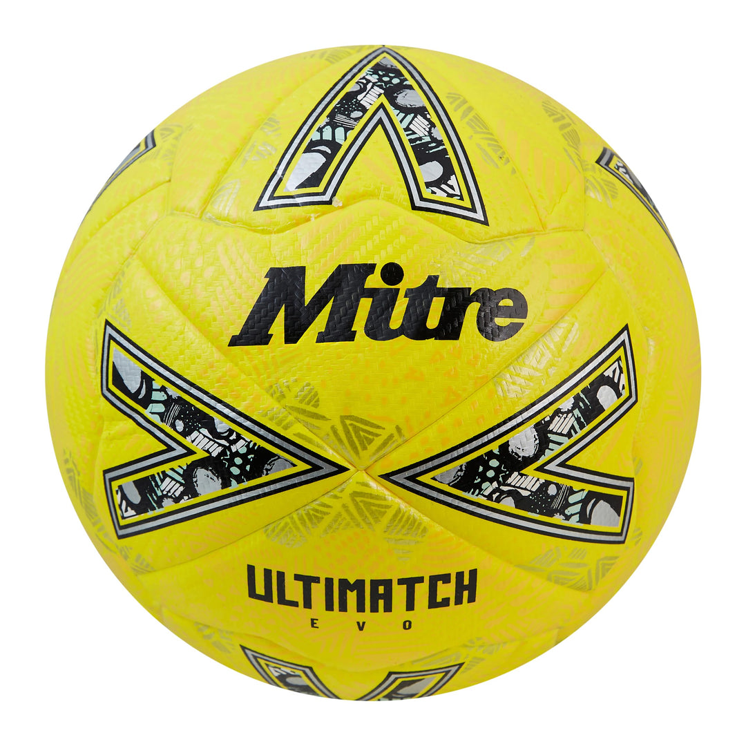 Mitre Ultimatch Fussball | verbesserte Ballkontrolle | äusserst strapazierfähig | noch mehr Präzisio