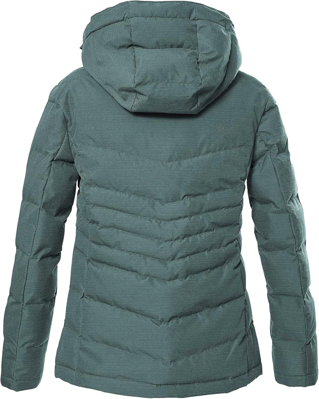 Killtec Mädchen Kow 166 Grls Qltd Jckt Steppjacke mit Kapuze 128 Grün, 128 Grün
