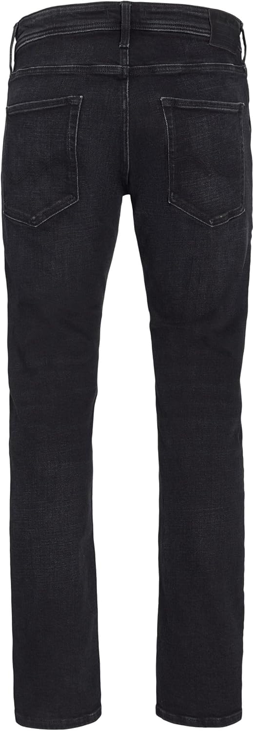 JACK &amp; JONES Male Tapered Fit Jeans JJIMIKE JJORIGINAL JJ 111 NOOS Tapered Fit Jeans 28W / 30L Black