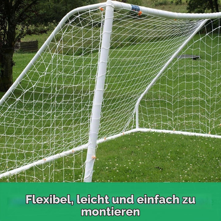 Jadeshay Fussballtornetz, Fussballtor Netz 3m x 2m Fussball Tor Net Polypropylenfaser Ersatznetz für