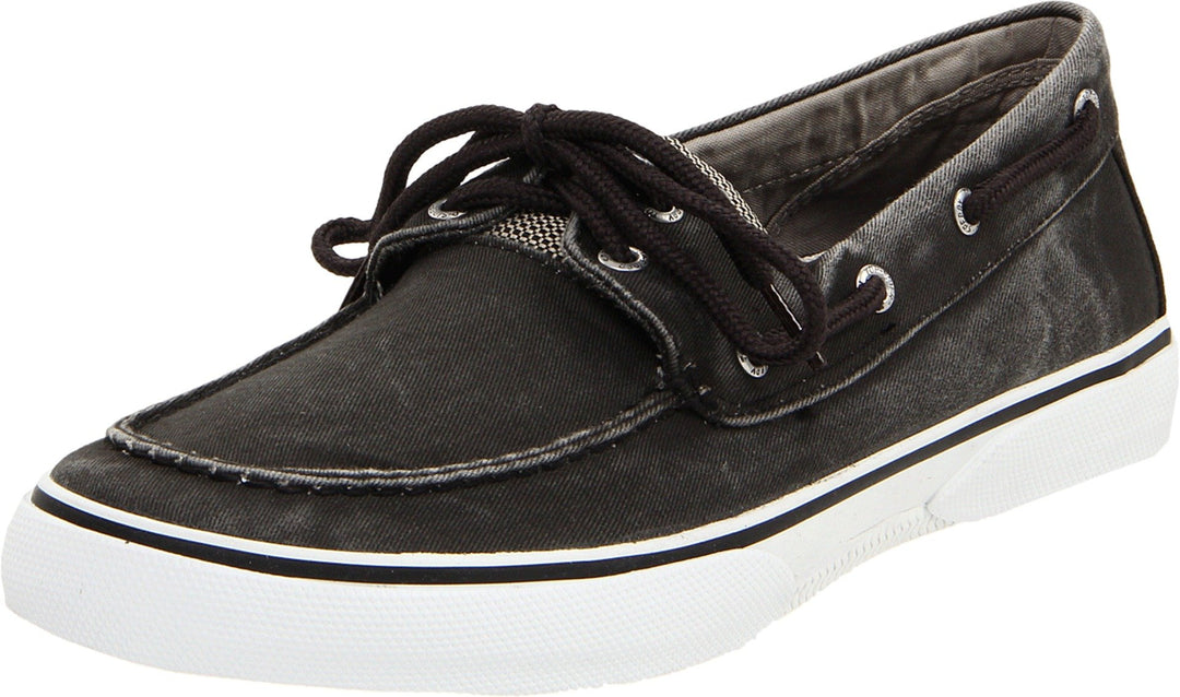 Sperry Herren Halyard 2-eyeBootsschuh 49 EU Schwarz, 49 EU Schwarz